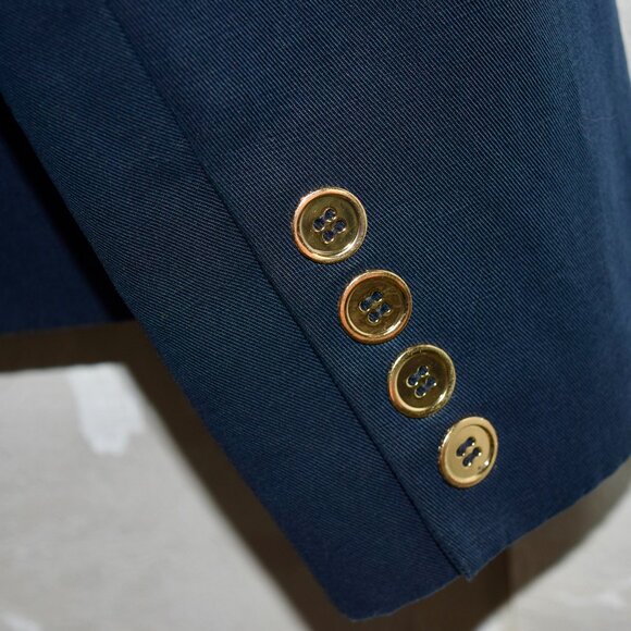 Talbots Classic Navy Blue Blazer | Size 12 - Picture 5 of 5